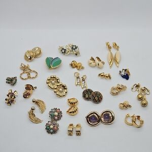 Vintage Clip/Screwback Earring Lot